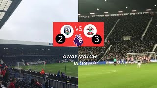 West Bromwich Albion vs Southampton Away Vlog  Cyrille Regis Tribute 🙌🏼 [upl. by Phelps]