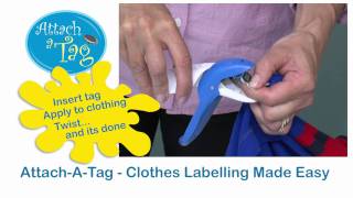 Attach A Tag Clothes Labelling Made Easy [upl. by Walt]