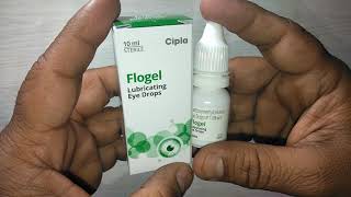 Flogel Lubricating Eye Drops review Effective Treatment of Dryness of Eyes [upl. by Bellis]