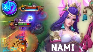 AGGRESSIVE NAMI SUPPORT GAMEPLAY IN SEASON 4 BUILD amp RUNES  WILD RIFT [upl. by Reifel580]