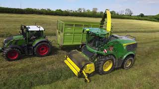 John deere 9800i harvester in west wales [upl. by Liborio893]