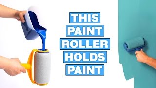 Paint Runner A NonDrip Paint Roller That Stores Paint [upl. by Sivla]