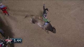 EVENT WINNER J B Mauney rides SweetPros Bruiser for 9425 points [upl. by Ahsienad]