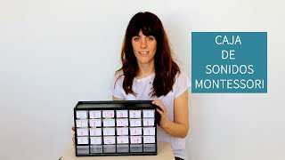 Haz en casa tu Caja de Sonidos Montessori para la Lectoescritura [upl. by Kacy]