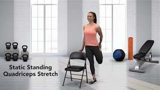 How to do a Static Standing Quadriceps Stretch [upl. by Johann]