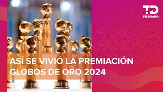 Globos de Oro 2024 Premiación y ganadores de lo mejor del cine y la TV [upl. by Inavoy371]