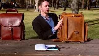 BestLeatherorg  Saddleback Leather Squared Backpack Review  EP3 [upl. by Yriek]