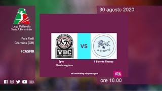 Vbc èpiù Casalmaggiore  Il Bisonte Volley  1 turno Supercoppa 2020 [upl. by Aggri238]