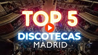 ESTAS DISCOTECAS son las 5 MEJORES de ESPAÑAMADRID [upl. by Orfield]