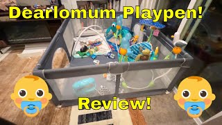 Dearlomum Baby Playpen Review 71x59 Extra Large Playard for Babies amp Toddlers with Gate Review [upl. by Roarke]