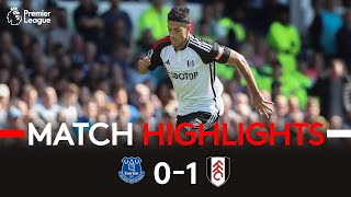 HIGHLIGHTS  Everton 01 Fulham  Starting 202324 With A Road Win At Goodison 🔥 [upl. by Ahsuatan]