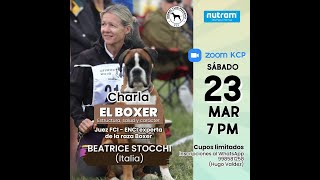 Charla EL BOXER Beatrice Stocchi  Kennel Club Peruano [upl. by Gingras805]