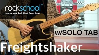 Freightshaker Rockschool grade 8 SOLO TABS available [upl. by Atnoved710]