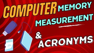 Units of Computer Memory Measurements  Byte KiloByte MegaByte GigaByte TeraByte PetaBte etc [upl. by Atnohsal]