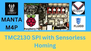 BTT  Manta M4P  TMC2130 SPI with Sensorless Homing [upl. by Alehtse]