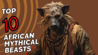 Top 10 African Mythical Beasts Unleashing the Werehyena and More [upl. by Lodnar]