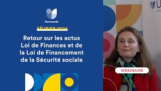 REPLAY Actualité de la loi de finances et de la loi pour le financement de la Sécurité sociale [upl. by Ailedroc]