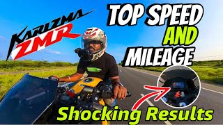 Hero Karizma 210 Top Speed test Gone wrong 😳 Segment winner is [upl. by Leesen]