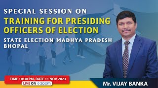 Mastering the Election Process A Comprehensive Training for Presiding Officers II Live 11112023 [upl. by Milla]