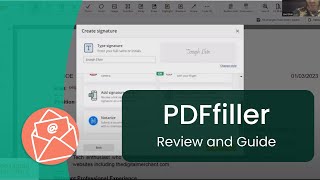 PDFfiller Review and Guide  My Honest Thoughts [upl. by Orban]