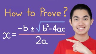 Deriving the Quadratic Formula Proof Video [upl. by Yclehc]