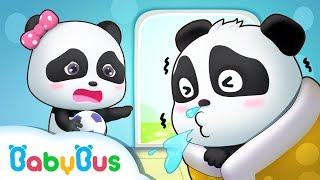 Panda Kiki Caught a Cold  Tips To Prevent A Cold  Doctor Pretend Play  Kids Good Habits  BabyBus [upl. by Goggin]