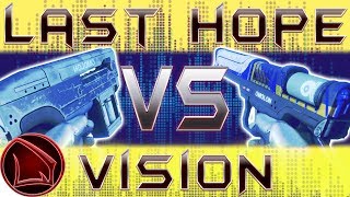 Destiny 2 Last Hope vs The Vision – Best PvP Burst Sidearm InDepth Review [upl. by Nonnahsal]