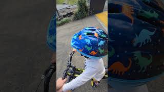 3 year old at Bayside BMX Club track Trek Precaliber 16 Brisbane QLD [upl. by Catt]