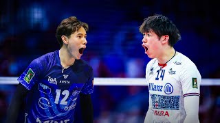 Ran Takahashi VS Yuki Ishikawa  Monza vs Milano  Superlega 2023 [upl. by Oniliuqnart47]