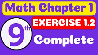 Class 9th Math Chapter 1  Exercise 12 9th Class Math Chapter 1  Exercise 12 [upl. by Jung]