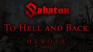 Sabaton  To Hell and Back Lyrics English amp Deutsch [upl. by Naujled]