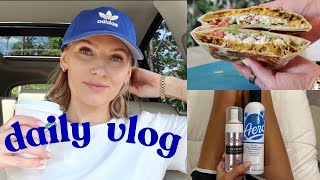 vlog faith chats homemade crunchwrap  tiktok self tanner tip [upl. by Calica]