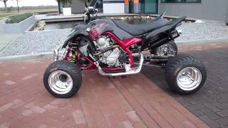 raptor 700 streetfighter monsterpipe duals 2 [upl. by Eimia827]