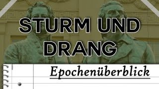 ◆ Sturm und Drang ◆ EpochenüberblickAnalysehilfe  Ausführliche Erklärung für die Schule [upl. by Hailahk]