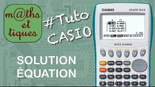 FONCTIONS  Déterminer un encadrement de la solution dune équation  Tutoriel CASIO [upl. by Docile]