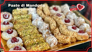 Biscotti Paste di Mandorla Siciliana ricetta facile veloce [upl. by Luhar]