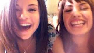 demi and selena BLOOPER [upl. by Norvan475]