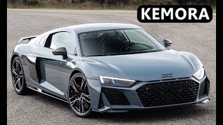 2020 Audi R8 Kemora Grey Driving Exterior Interior [upl. by Yesteb493]