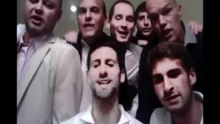 Novak Djokovic  Happy New Year in 12 languages [upl. by Llyrat211]