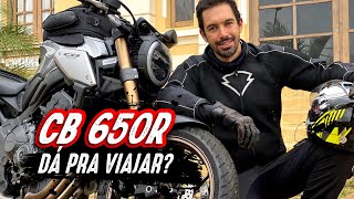 🏍 TESTE HONDA CB 650R 2020  REVIEW COMPLETO [upl. by Nema]