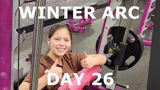 WATCH ME LIFT THIS  CORKILLLIFTS VLOG  WORKLEG DAYBURRITO  winterarc vlog grind [upl. by Nathanial]