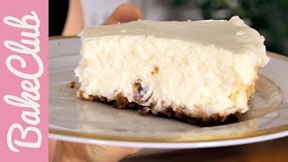 Ricotta Mascarpone Cheesecake  BakeClub [upl. by Tiernan57]