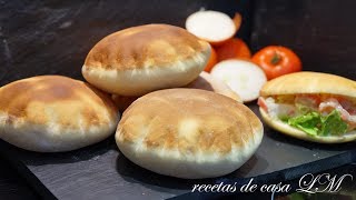 PAN DE PITA CON TODOS LOS PASOS Y TRUCOS PARA QUE SIEMPRE TE SALGA UN PAN DE PITA PERFECTO [upl. by Novello]