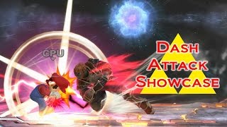 Smash 4  Ganondorf Dash Attack Showcase [upl. by Genie]