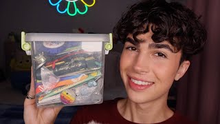 ASMR Whats Inside My Childhood Memory Box 📦✨ [upl. by Ylekalb]