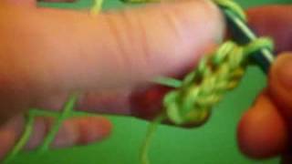 crocheting a double chain aka foundaition slip stitch [upl. by Madanhoj947]