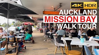 Auckland Mission Bay Walking Tour New Zealand 4K HDR [upl. by Esidnac244]