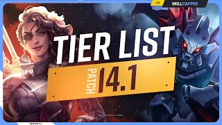 NEW TIER LIST for PATCH 141  League of Legends [upl. by Yenetruoc]