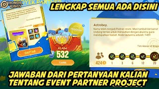 Bingung Sama Event Ini  Penjelasan Event Partner Project Honor of Kings Indonesia  HoK Global [upl. by Liris]