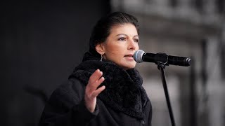 Rede von Sahra Wagenknecht beim quotAufstand für Friedenquot in Berlin [upl. by Ainoz]